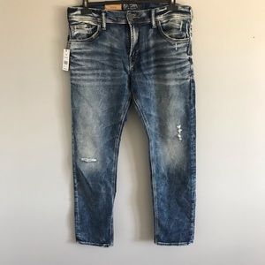 Silver men Jeans Eddie Relaxed  Taper Leg W34 L32